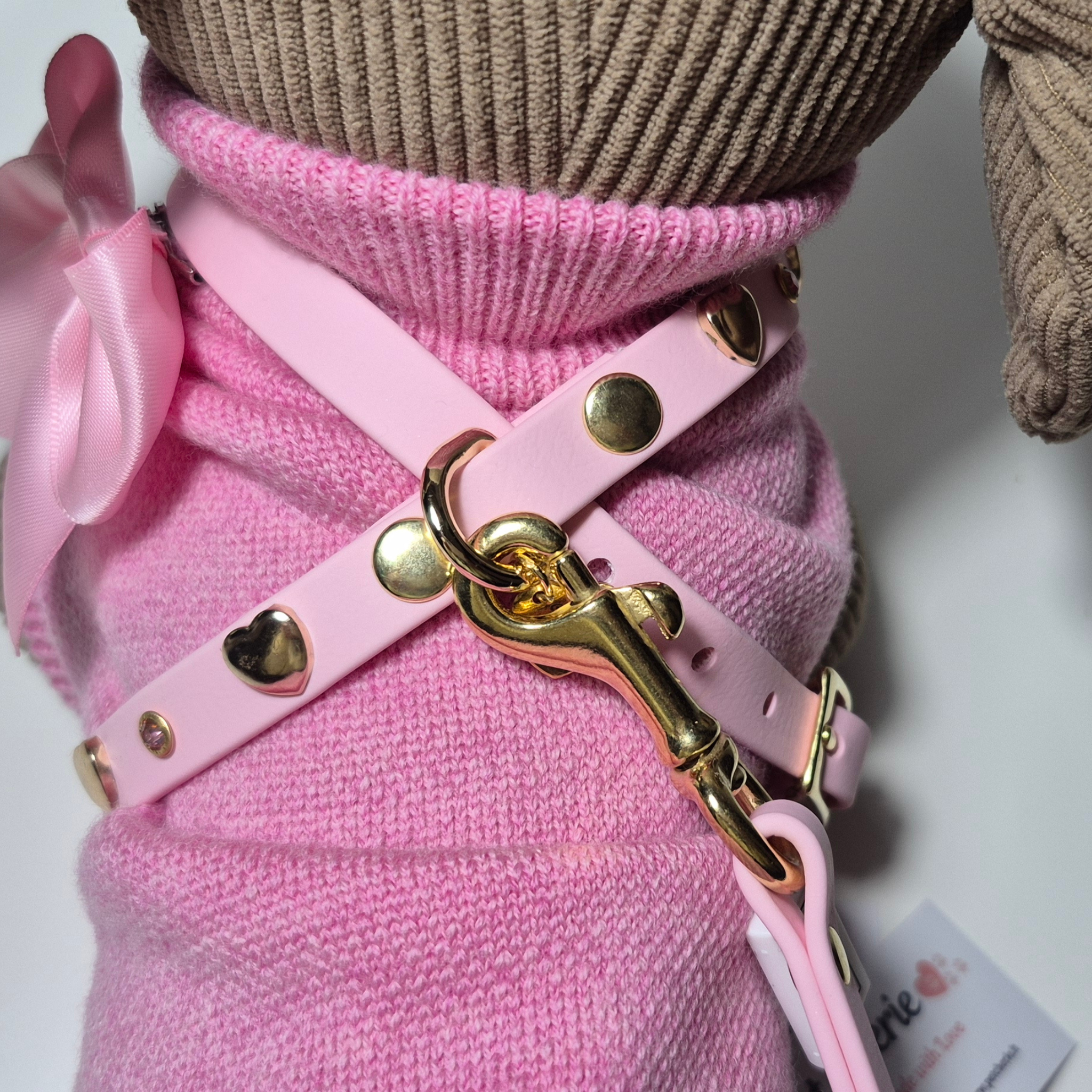 Pettorina per Cani in Biothane Light Gold